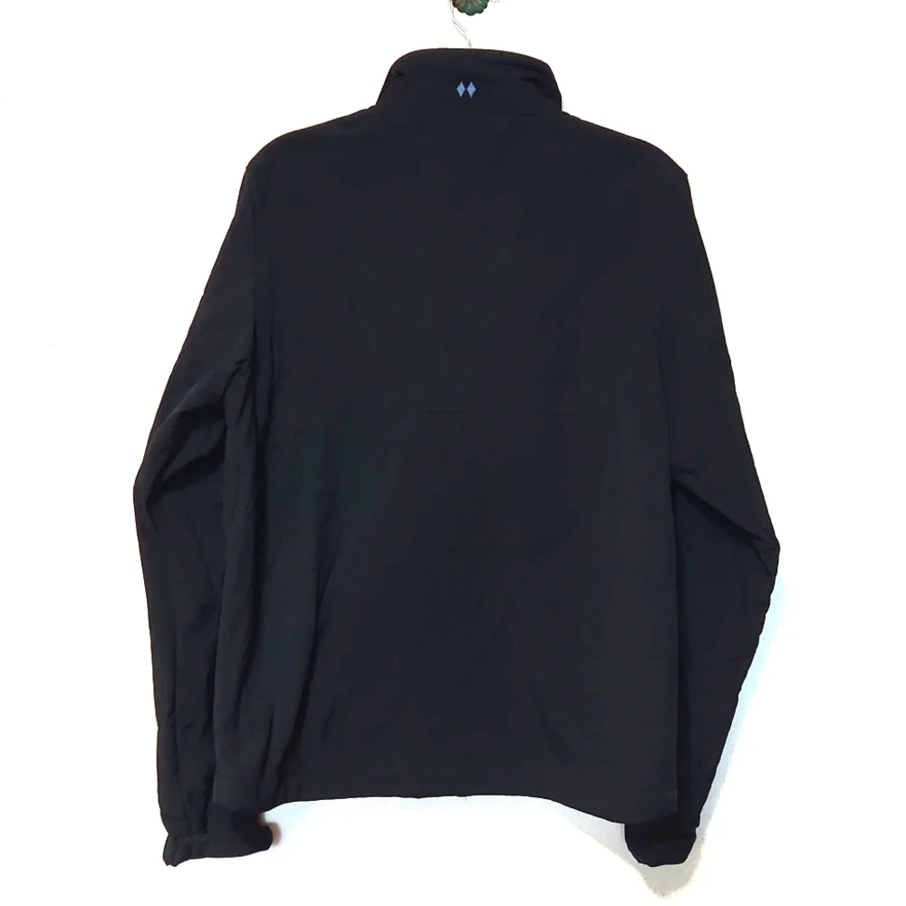 Black Diamond Double Diamond Men's Soft Shell Black Zip-Up Jacket Size Medium - Picture 6 of 14